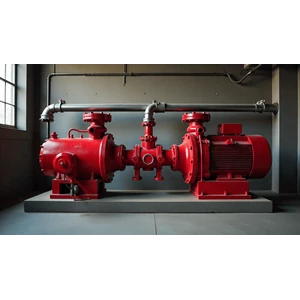 pompa hydrant berada di bangunan
